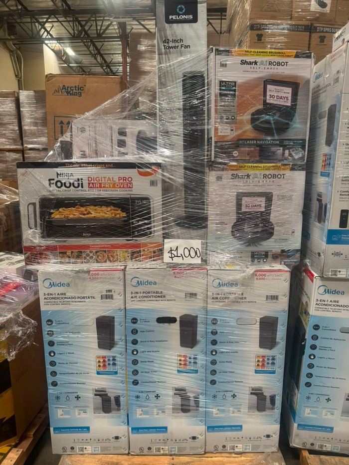 Mixed General Merchandise Pallets – New & Customer Returns