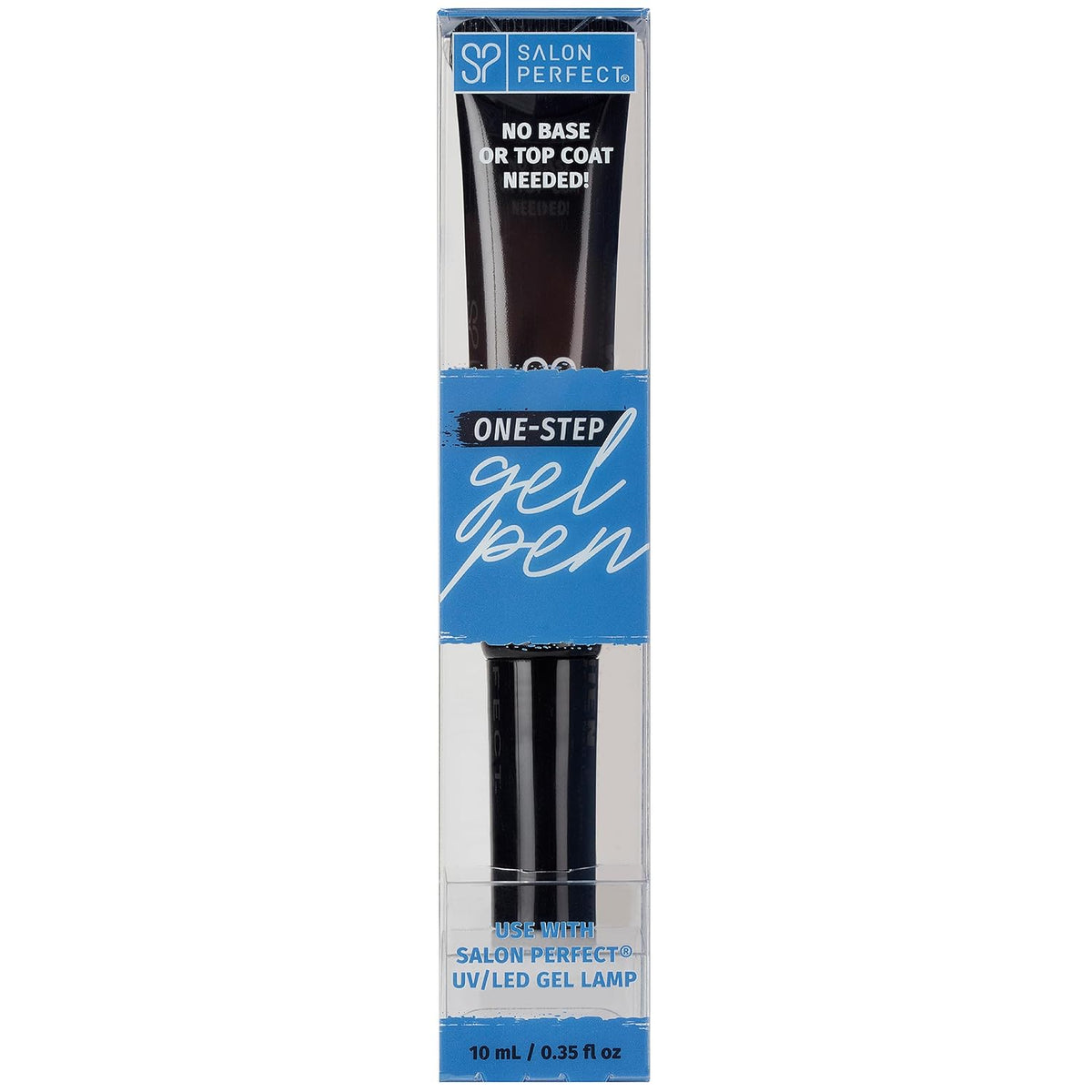 Salon Perfect One-Step Gel Nail Polish Pen - Way Back When, All-in-One Nail Gel Polish, Long-Lasting, Chip-Resistant, Quick Curing, DIY Gel Polish, 0.3 fl oz