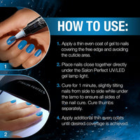 Salon Perfect One-Step Gel Nail Polish Pen - Way Back When, All-in-One Nail Gel Polish, Long-Lasting, Chip-Resistant, Quick Curing, DIY Gel Polish, 0.3 fl oz